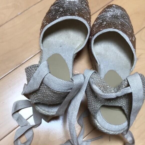 Circa Golden sequins espadrilles - Picture 6 of 8